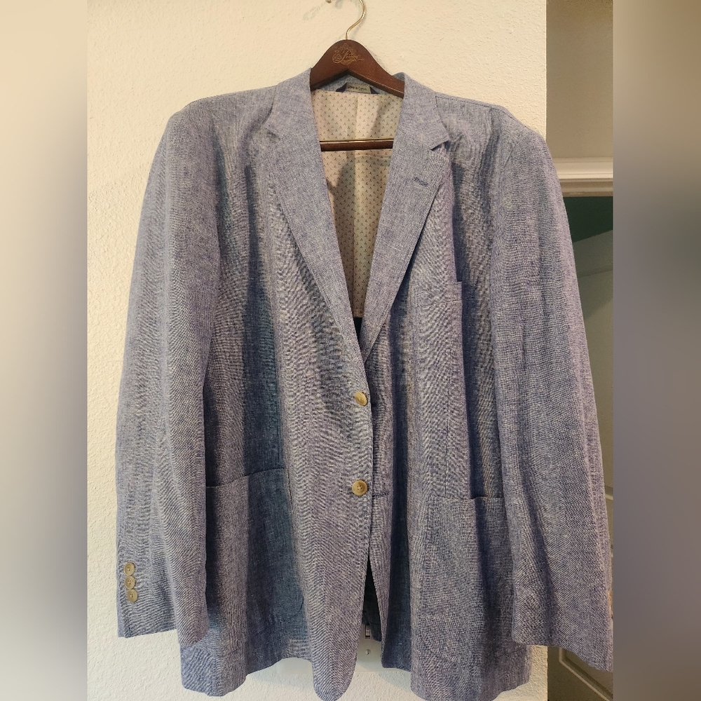 Alan Flusser Chambray Blazer